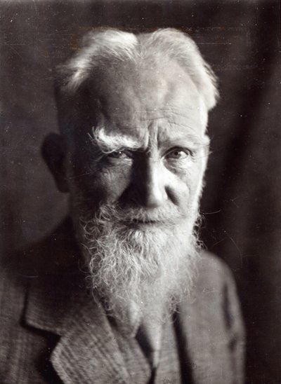 Portrait of George Bernard Shaw, February 1933 by English Photographer
